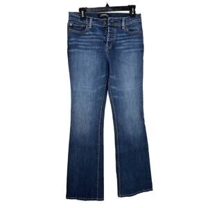 Y2K London Jeans Women's Size 6 Button Fly Bootcut Medium Wash Normcore